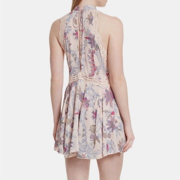 FREE PEOPLE | She Moves Chemise High Neck Sleeveless Mini Dress - Picture 2 of 7